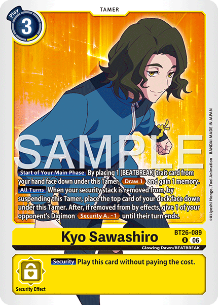 BT26-089, R, Kyo Sawashiro