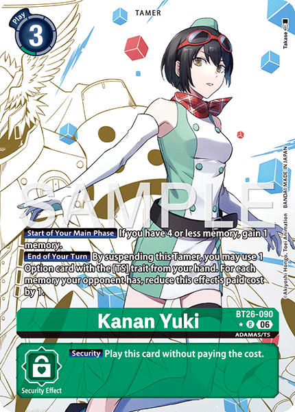 BT26-090, R, Kanan Yuki (Alternate Art)