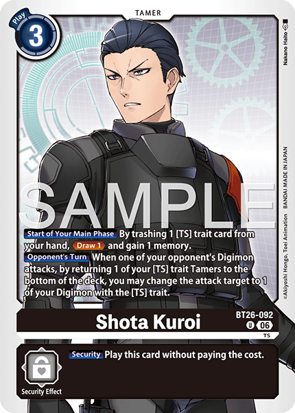 BT26-092, UC, Shota Kuroi