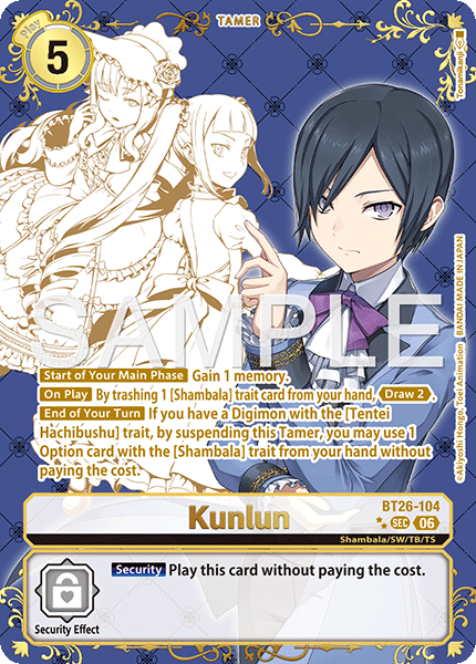 BT26-104, SEC, Kunlun (2 Star Alternate Art)
