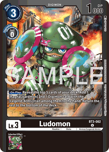 BT03-062, U, Ludomon (LM06 Version)