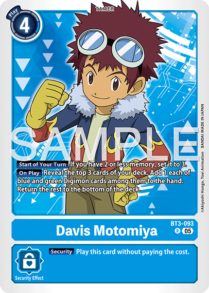 BT03-093, R, Davis Motomiya (AD1 Reprint)