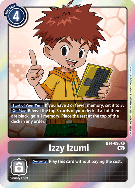 BT04-096 R Izzy Izumi (Resurgence Booster Reprint)