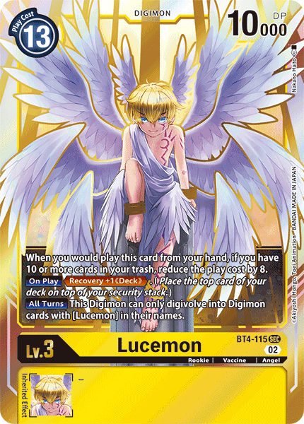 BT04-115 SEC Lucemon (Resurgence Booster Reprint)