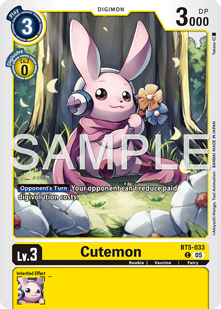 BT05-033, C, Cutemon (AD1 Reprint)