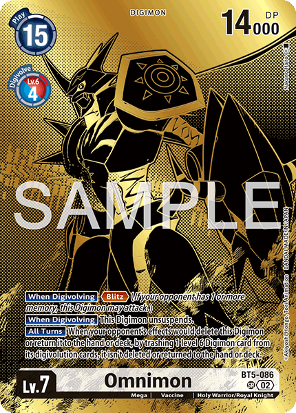 BT05-086, SR, Omnimon (PB21 Version)