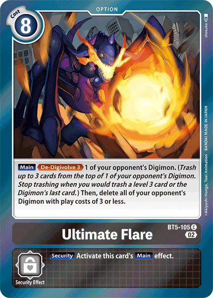 BT05-105 C, Ultimate Flare (Resurgence Booster Reprint)