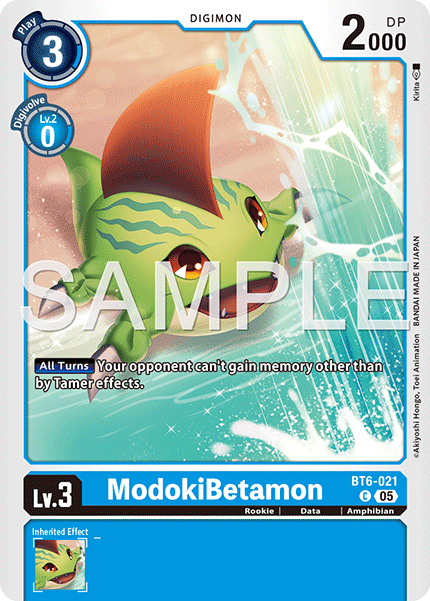 BT06-021, C, ModokiBetamon (AD1 Reprint)