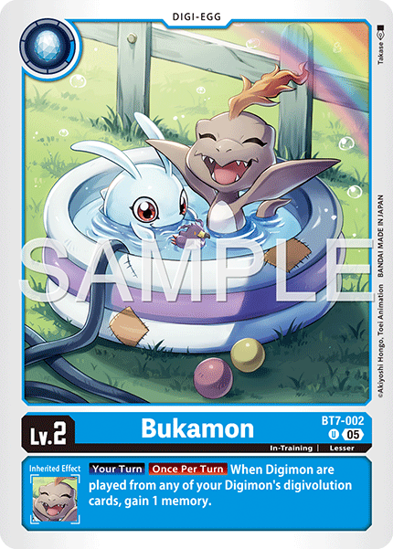 BT07-002, U, Bukamon (AD1 Reprint)