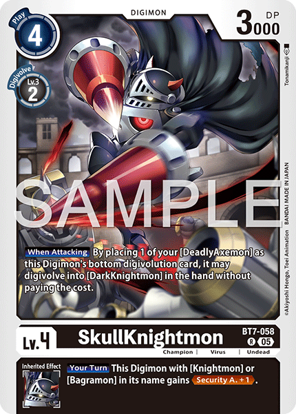 BT07-058, R, SkullKnightmon (AD1 Reprint)
