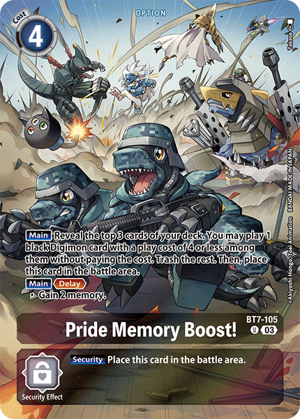 BT07-105 U, Pride Memory Boost! (ST17 Reprint)