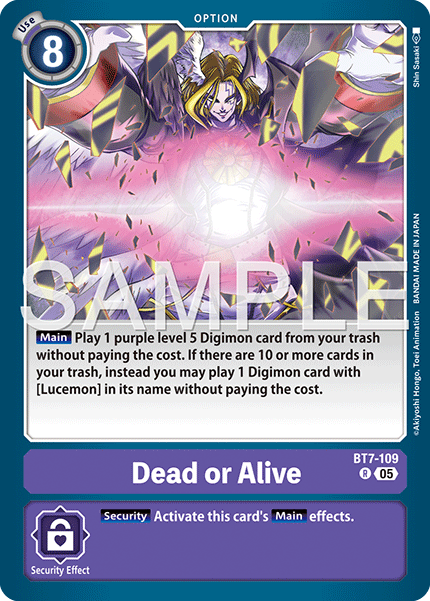 BT07-109, R, Dead or Alive (AD1 Reprint)