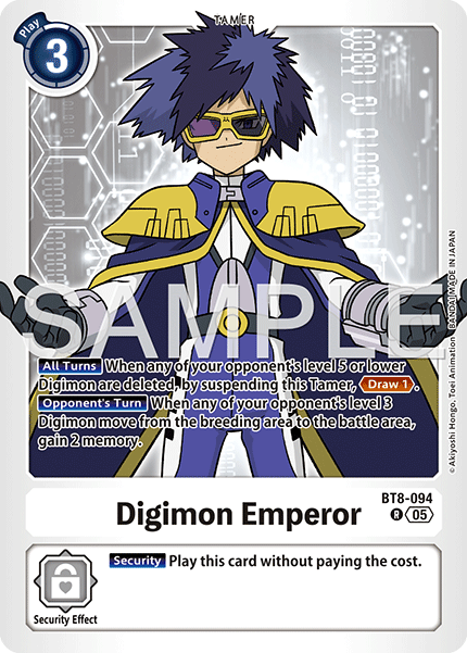 BT08-094, R, Digimon Emperor (AD1 Reprint)
