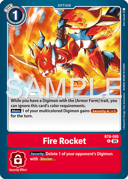 BT08-095, C, Fire Rocket (AD1 Reprint)