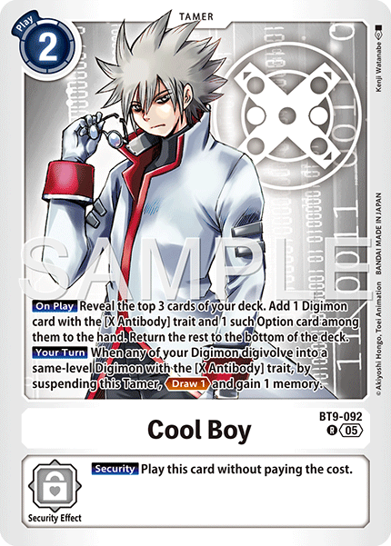 BT09-092, R, Cool Boy (AD1 Reprint)