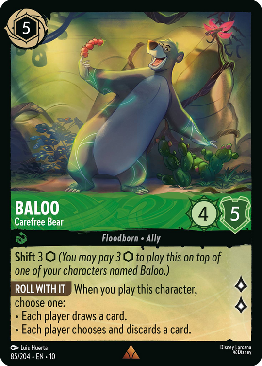 10WHI-085, R, Baloo - Carefree Bear