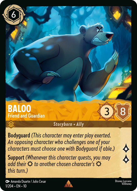 10WHI-001, R, Baloo - Friend and Guardian (Foil)