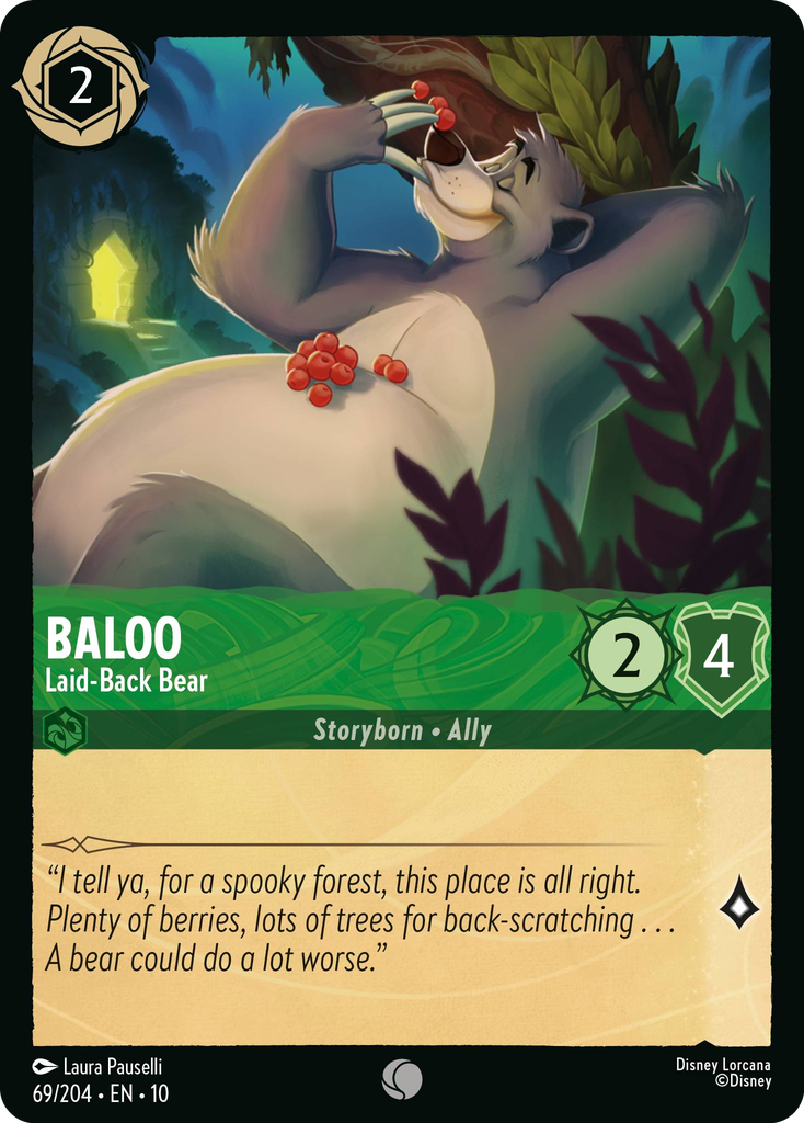10WHI-069, C, Baloo - Laid‐Back Bear