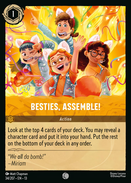 13ATK-034, C, Besties, Assemble!