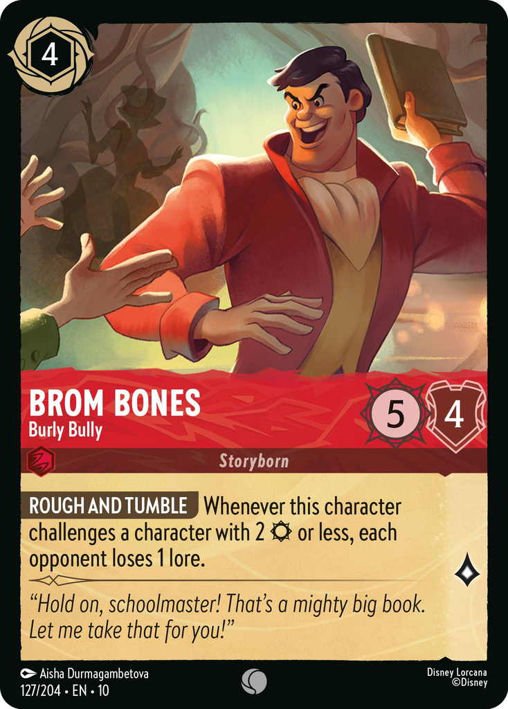 10WHI-127, C, Brom Bones - Burly Bully (Foil)