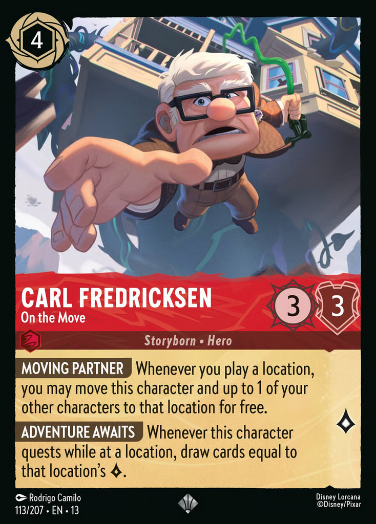 13ATK-113, SR, Carl Fredricksen - On the Move