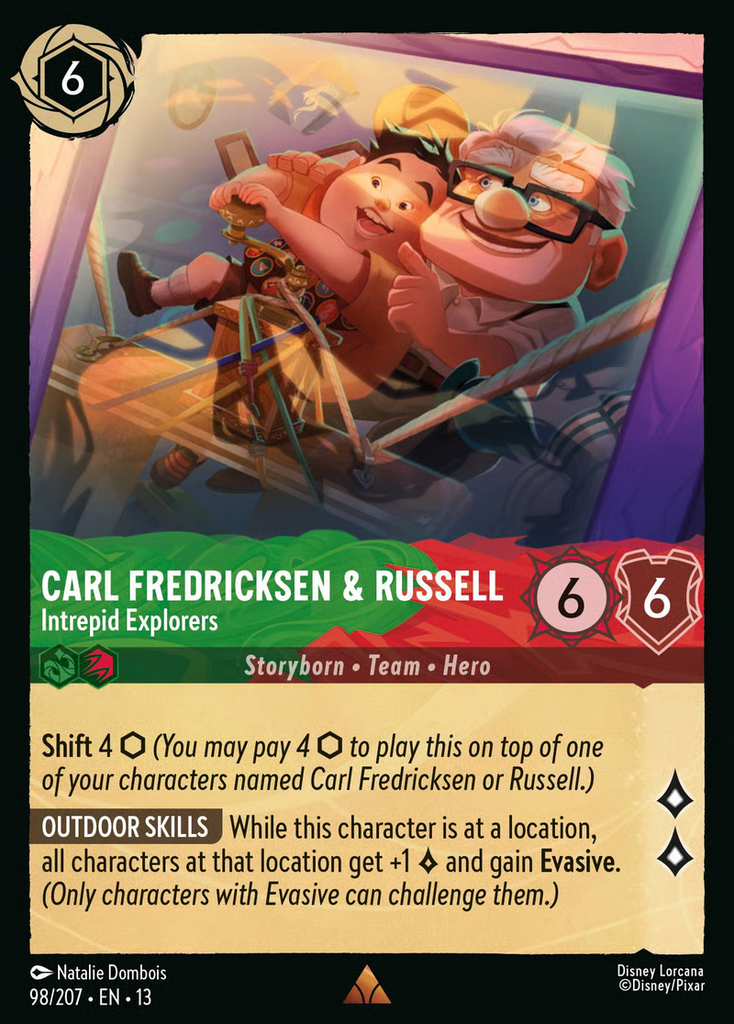13ATK-098, R, Carl Fredricksen & Russell - Intrepid Explorers (Foil)