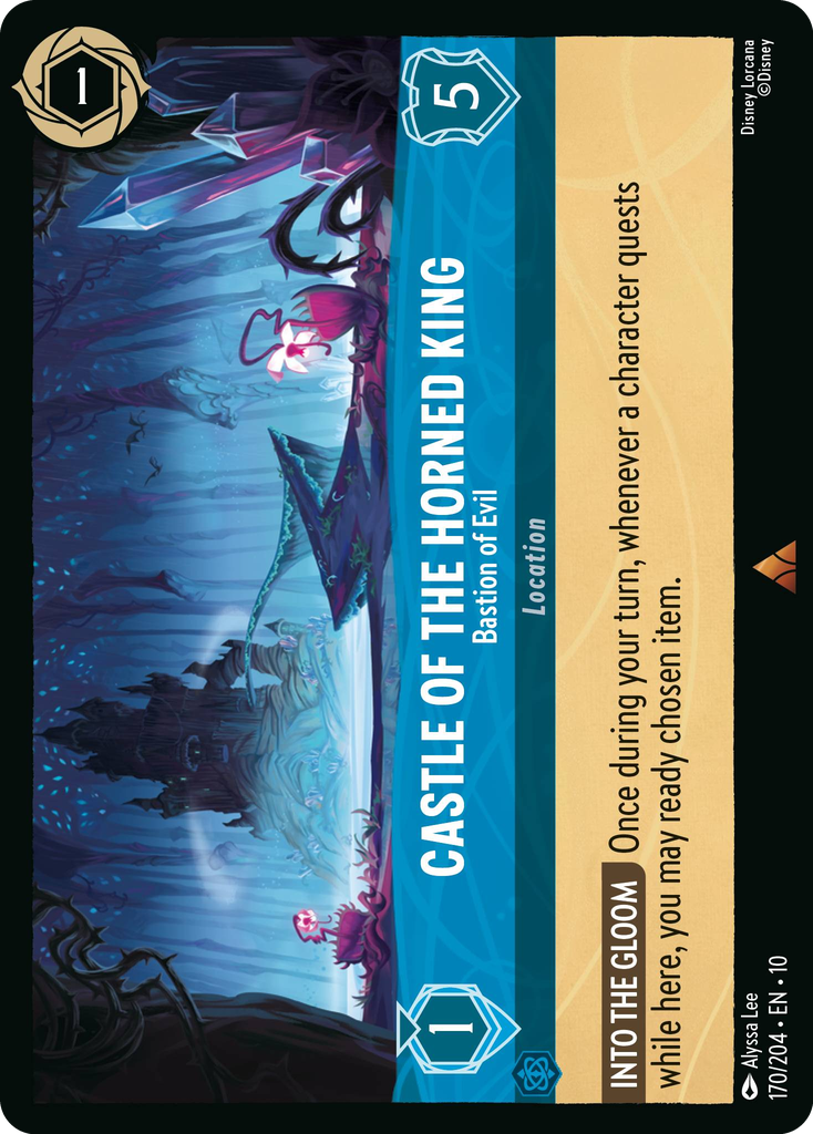 10WHI-170, R, Castle of the Horned King - Bastion of Evil (Foil)