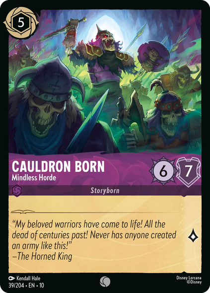 10WHI-039, C, Cauldron Born - Mindless Horde (Foil)