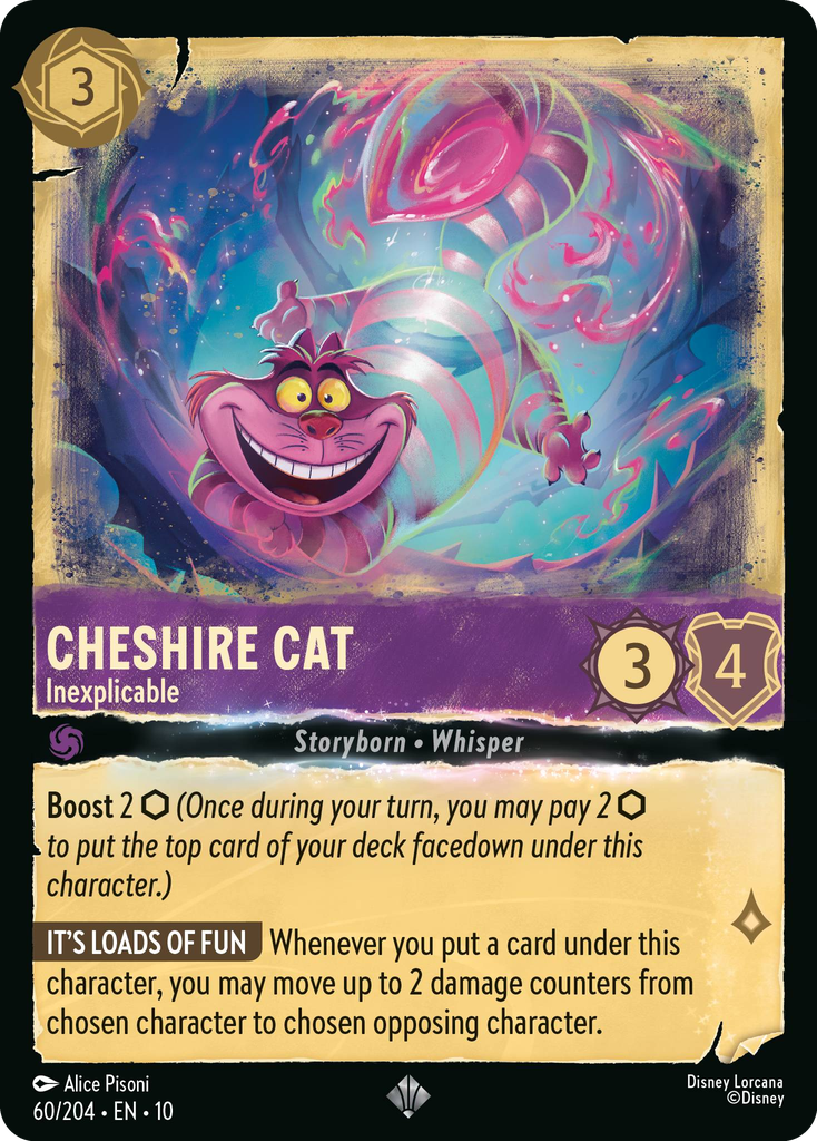 10WHI-060, SR, Cheshire Cat - Inexplicable (Foil)