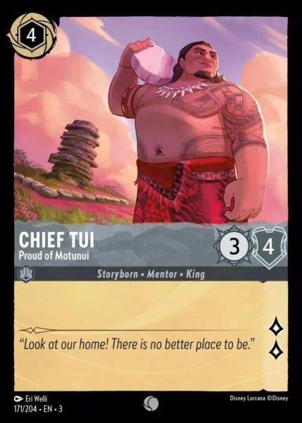 3INK-171, C, Chief Tui - Proud of Motunui (Foil)