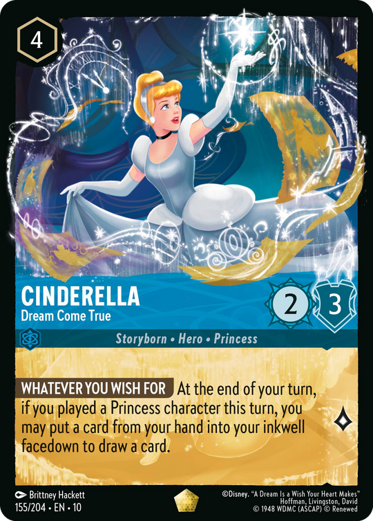 10WHI-155, L, Cinderella - Dream Come True (Foil)