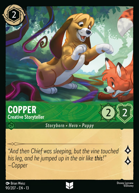 13ATK-090, UC, Copper - Creative Storyteller