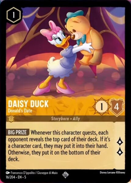 5SSK-016, SR, Daisy Duck - Donald's Date