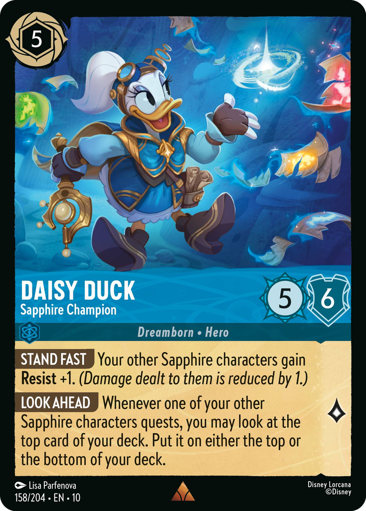 10WHI-158, R, Daisy Duck - Sapphire Champion