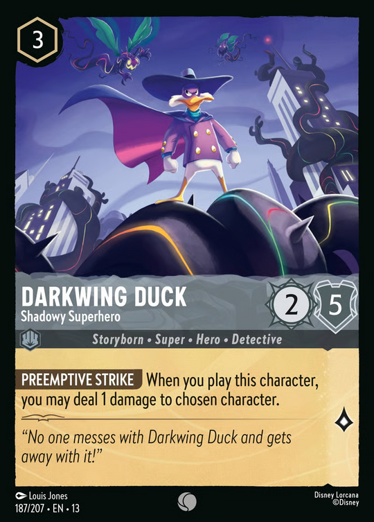 13ATK-187, C, Darkwing Duck - Shadowy Superhero (Foil)