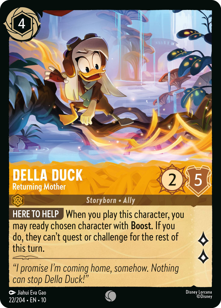 10WHI-022, C, Della Duck - Returning Mother