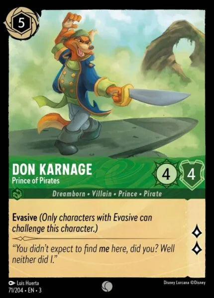 3INK-071, C, Don Karnage - Prince of Pirates (Foil)