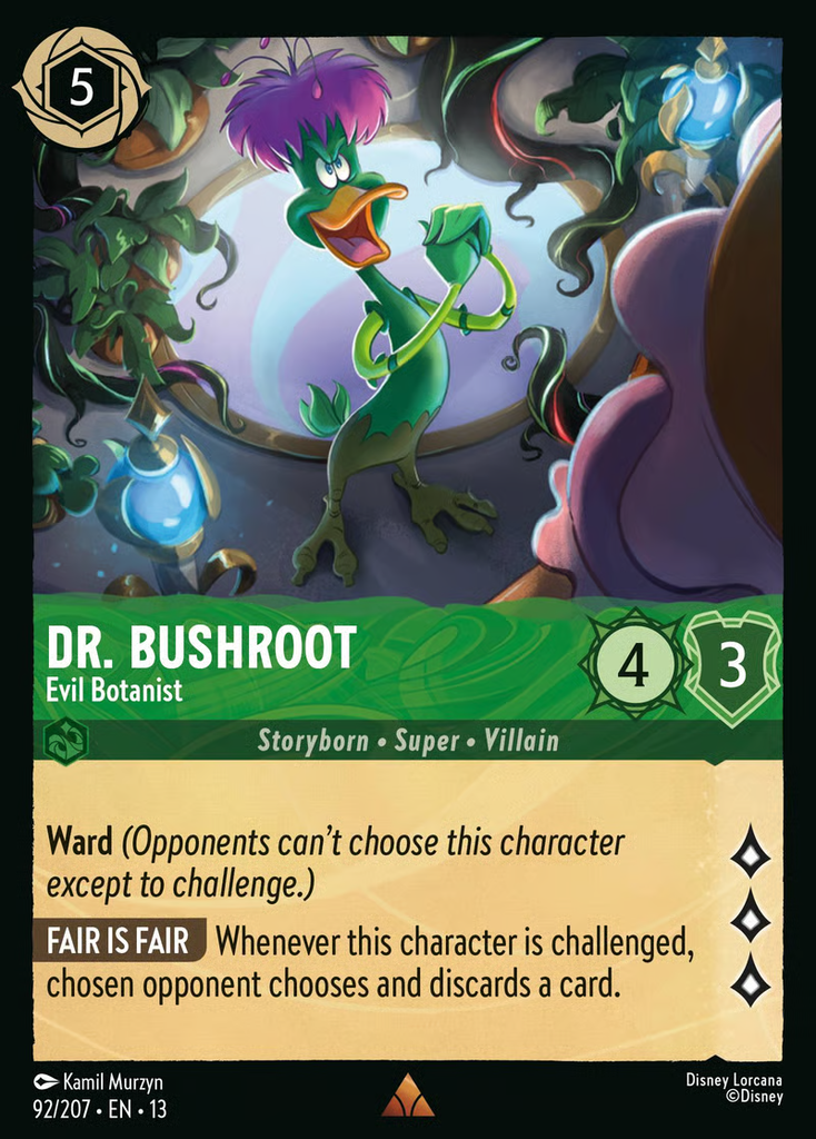 13ATK-092, R, Dr. Bushroot - Evil Botanist