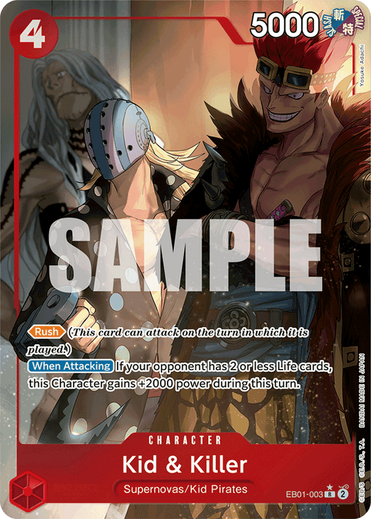 EB01-003, R, Kid & Killer (Alternate Art)