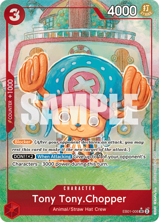 EB01-006, SR, Tony Tony.Chopper (Alternate Art)