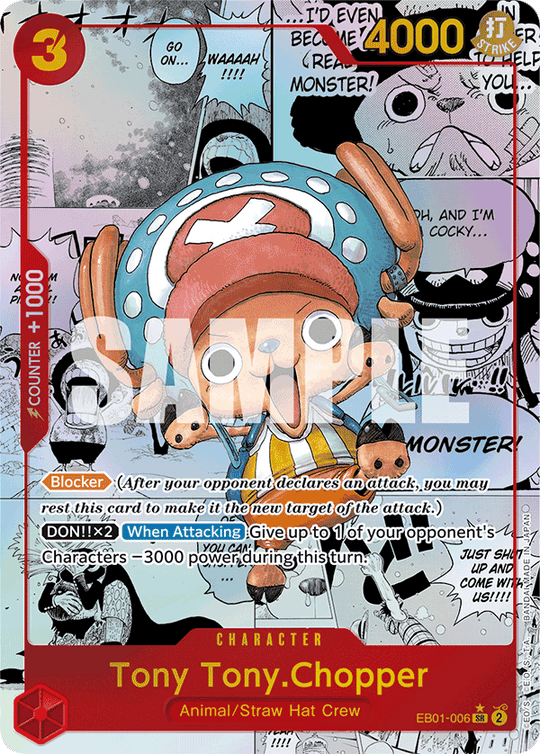 EB01-006, SR, Tony Tony.Chopper (Manga Rare)