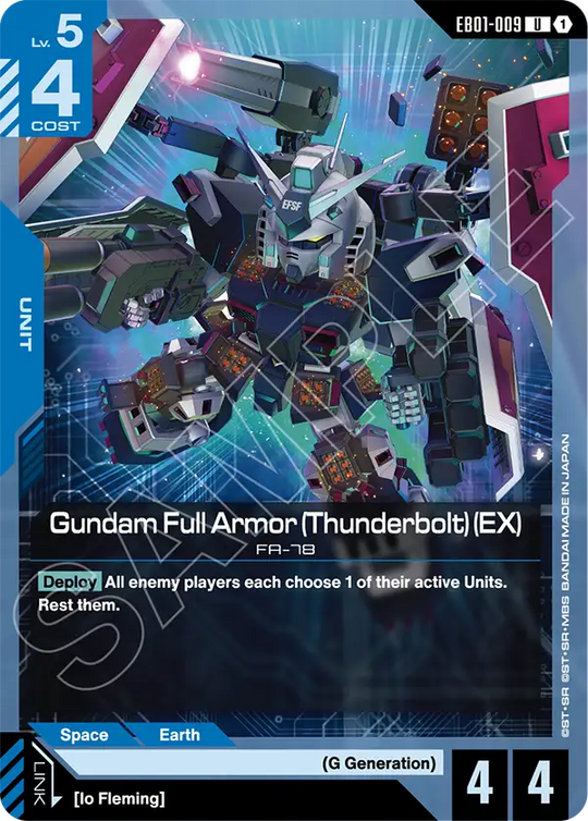EB01-009, UC, Gundam Full Armor (Thunderbolt) (EX)