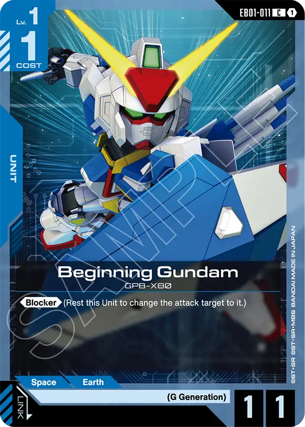 EB01-011, C, Beginning Gundam