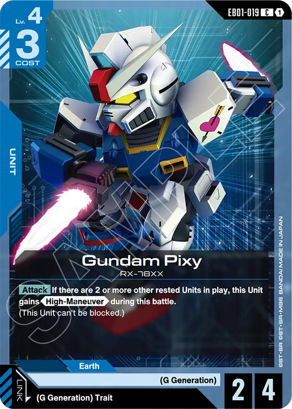 EB01-019, C, Gundam Pixy