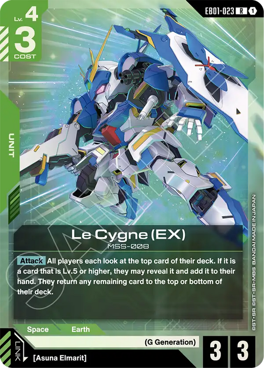 EB01-023, R, Le Cygne (EX)