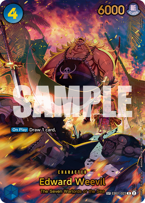 EB01-023, R, Edward Weevil (OP14 Special Rare)