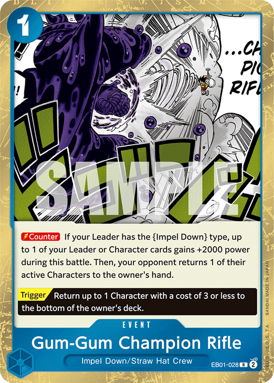 EB01-028, R, Gum-Gum Champion Rifle