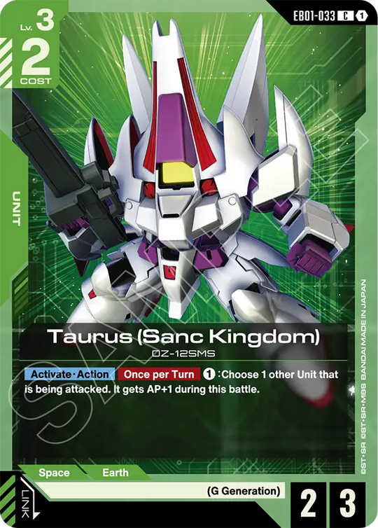 EB01-033, C, Taurus (Sanc Kingdom)