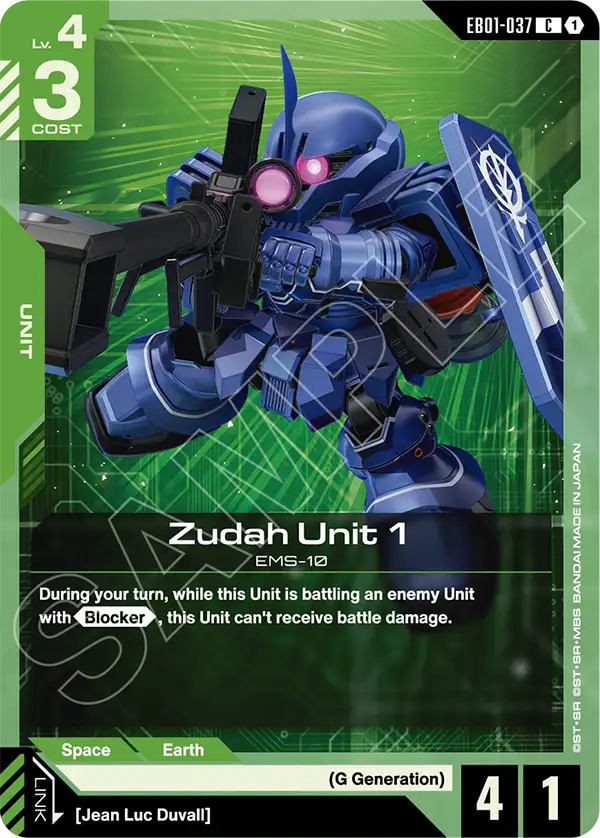 EB01-037, C, Zudah Unit 1