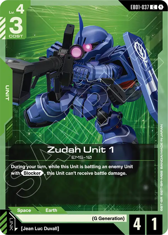 EB01-037, C, Zudah Unit 1